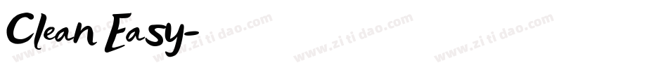 Clean Easy字体转换